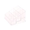 Clear 9 Grids Lipstick Stand Case Makeup Organizer Storage Box Lipstick Display Stand Holder Cosmetic Jewelry Organizer Box 5