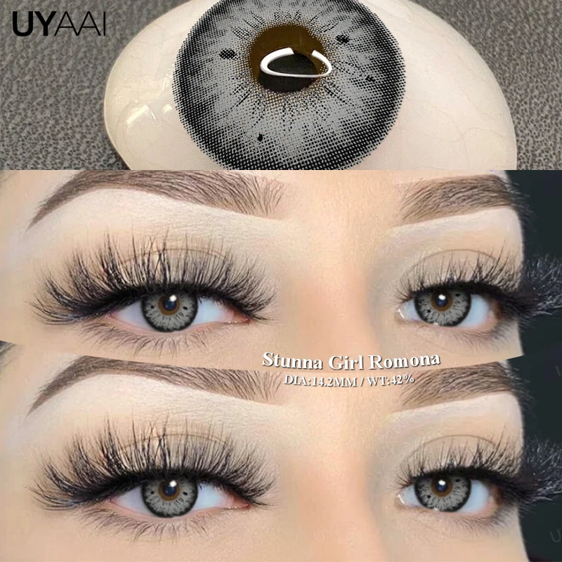 Vibrant Blue Cosmetic Contact Lenses for Eye Color Transformation - 2 Pack