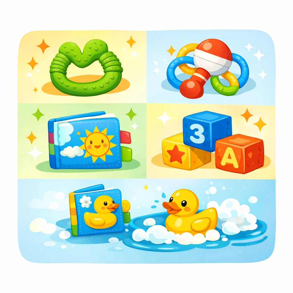 Guia para escolher melhor brinquedo para seu bebe de sete meses com segurança