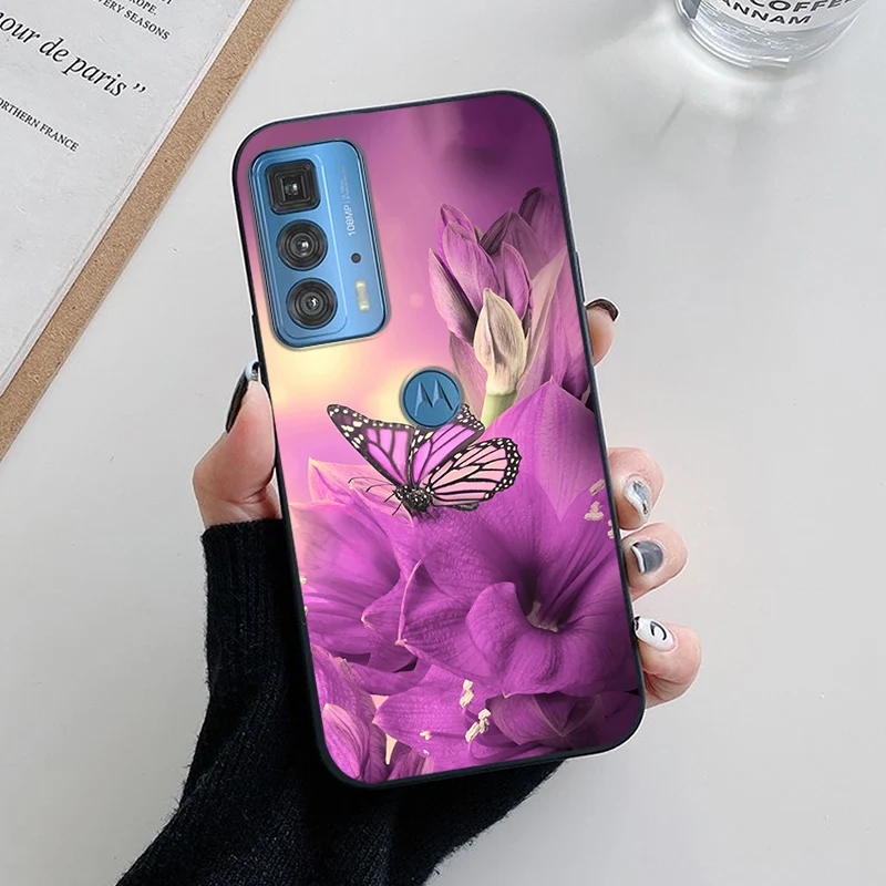 Lovely Cartoon Painting Silicone Bumper Phone Case
