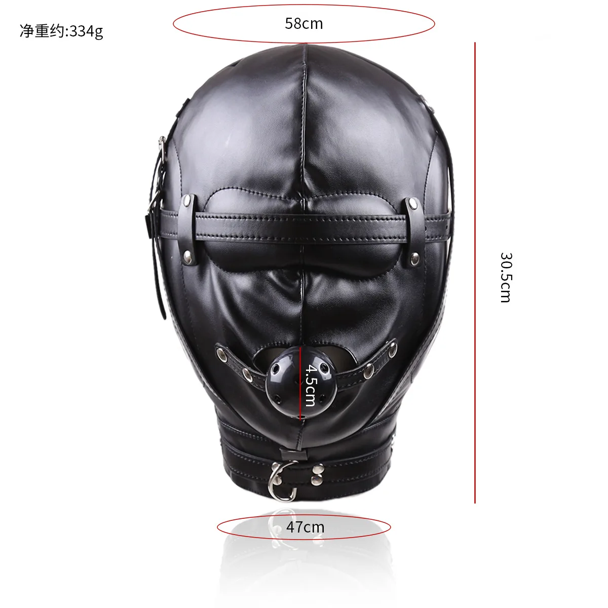 2026 New BDSM Bondage Mask With hollow Mouth Gag SM Totally Enclosed Hood Sex Slave Head Hood Sex Toys For Couples Sex product