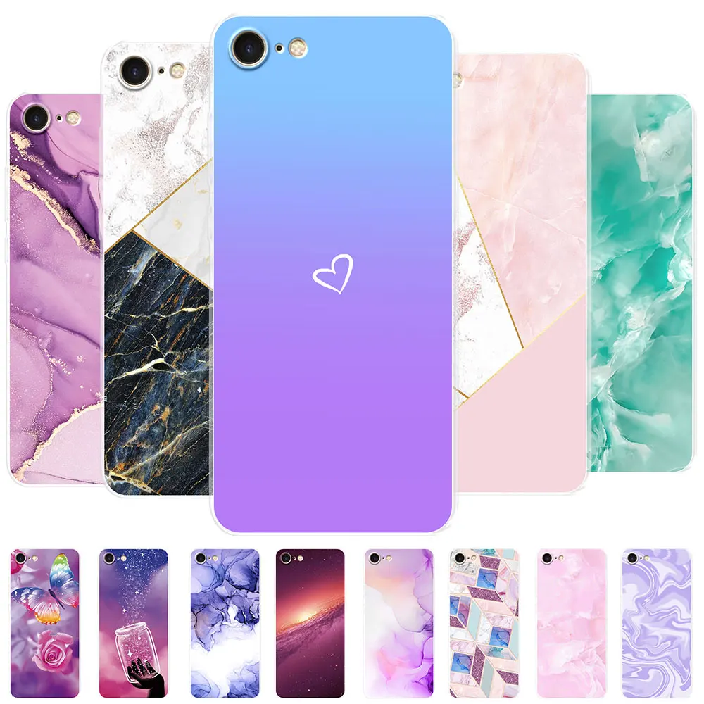 Per Iphone Se 2020 Custodia Morbida In Silicone Per Iphone Se2 Se 2 2020 Custodia Per Telefono Coque Per Se2020 Trasparente Paraurti Fundas