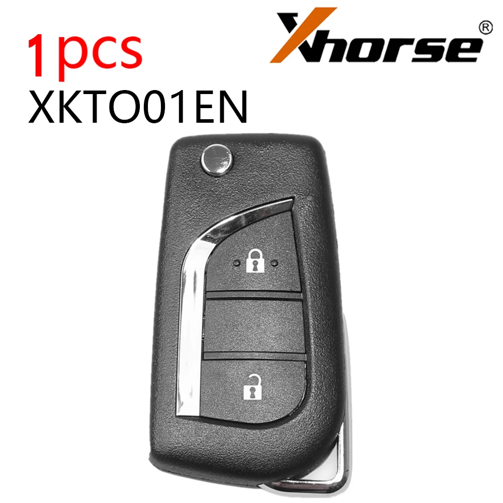 1pcs XHORSE XKTO01EN Universal Remote Key for Toyota 2 Buttons (English Version) for VVDI Key Tool and VVDI2