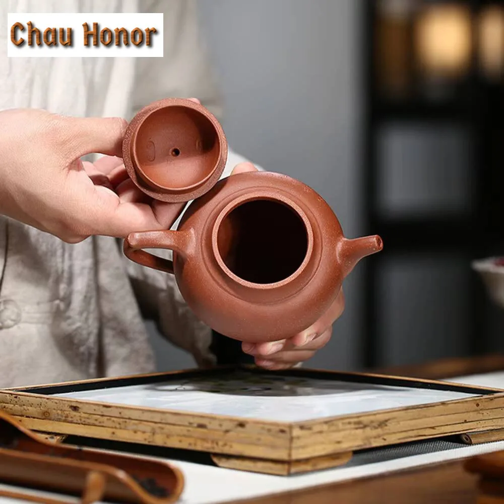 300ml Authentic Yixing Teapot Purple Clay Pot Famous Beauties Handmade Beauty Pot Raw Ore Mud Kettle Customized Chinese Tea Set