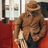 Red Tornado Waxed Supply Jacket with Blanket Lining Rugged Style Mens Outerwear 3