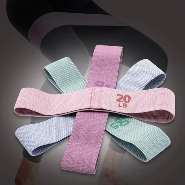 Resistance Hip Booty Bands Glute Thigh Elastic Workout Bands Squat Circle Stretch Fitness Strips Loops Yoga Gym Equipment