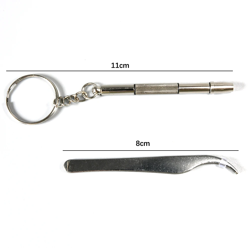 1000pcs Stainless Steel Screw Sunglass Watch Spectacles Phone Glasses Screws Nuts Screwdriver Home Repair Box Combination Set