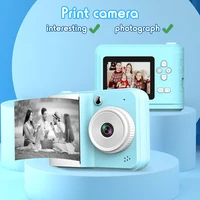 Portable Children's Digital Camera 2.4 Inch 1080P Dual-camera instant Printed camera MP3 Playback With 3 rolls of printing paper