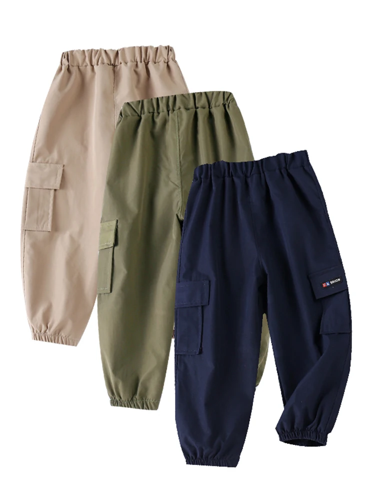 Kids Cargo Pants Boys Trousers 2-8 Years