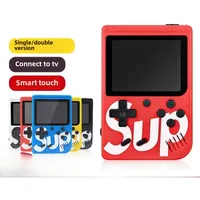Jeux classiques rétro pour enfants, Mini Console de jeu portable, 400 jeux, Rechargeable, connectable avec TV, Double, jouets de fête pour enfants et adultes 3