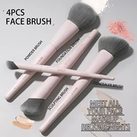 BEILI 12/15 PCS Professional Makeup Brushes Sets Vegan Premium Cosmetics Tool Kakubi Podwer Angled Contour Blush Eyeshadow Brush 4