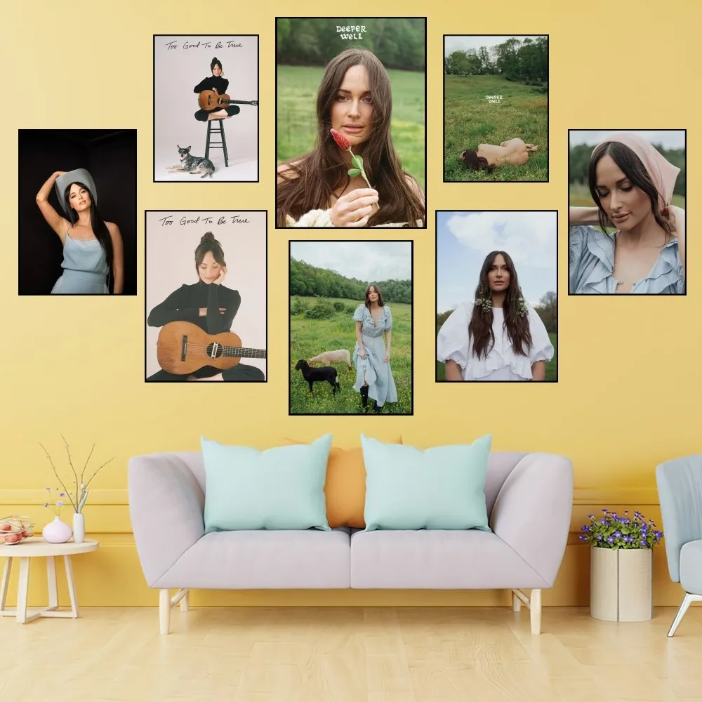 Singer Kacey Musgraves Deep Well Poster Stampe Pittura Murale Camera Da Letto Soggiorno Decorazione Ufficio Casa
