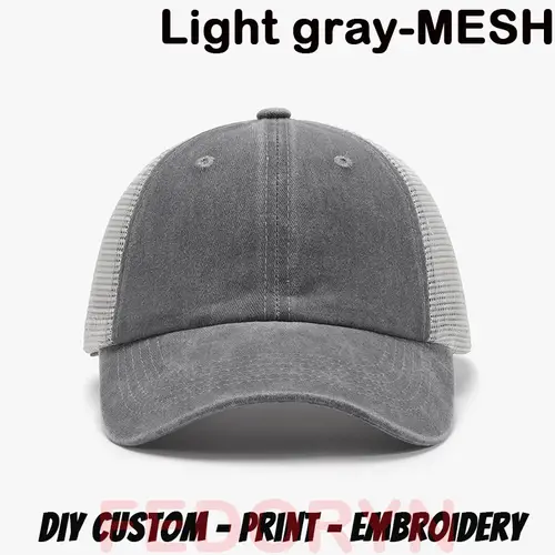 Fedoryn Custom Logo Baseball Cap for Men and Women DIY Design Letter Embroidery Retro Hat Customize Cap Graphic Print Wholesale - Image 28