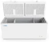 SCF-20C Chest Freezer 20 Cu. Ft White Universal Deep Freezer Smooth Rolling Casters Compact Freezer 4