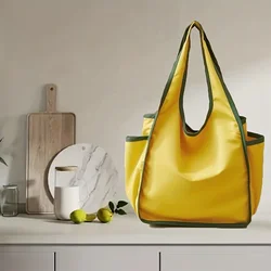 Eco - Friendly Foldable Tote Bag with Large Capacity (YELLOW)