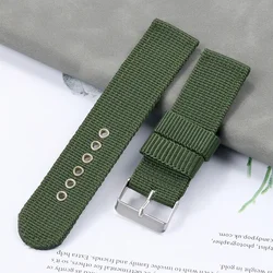 Durable Nylon Strap - Military Sport Comfortable Wristband - 18mm (ArmyGreen)