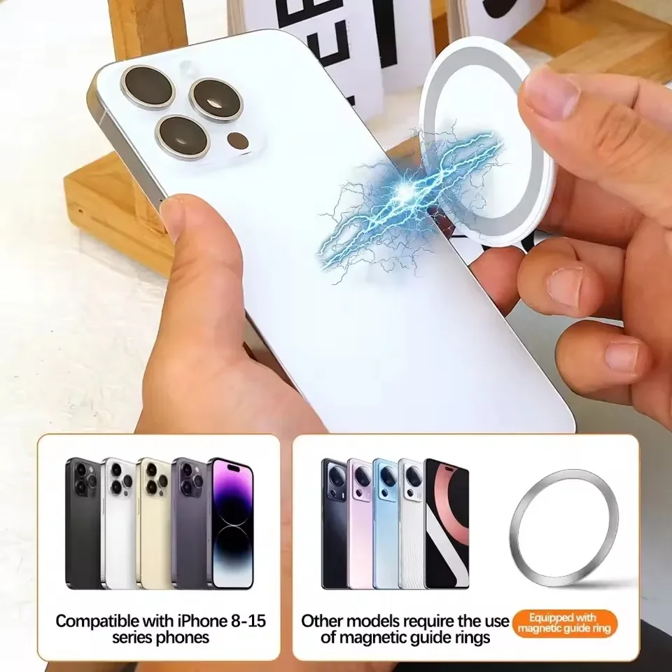 Magnetic Silicone Suction Cup Phone Mount - Universal Hands-Free Mobile Stand & Mirror Holder