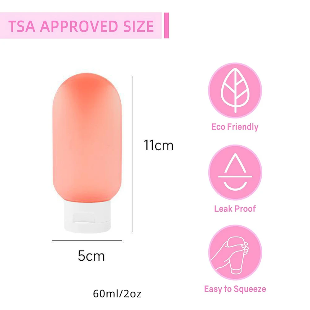 Travel Refillable Bottles Set 5