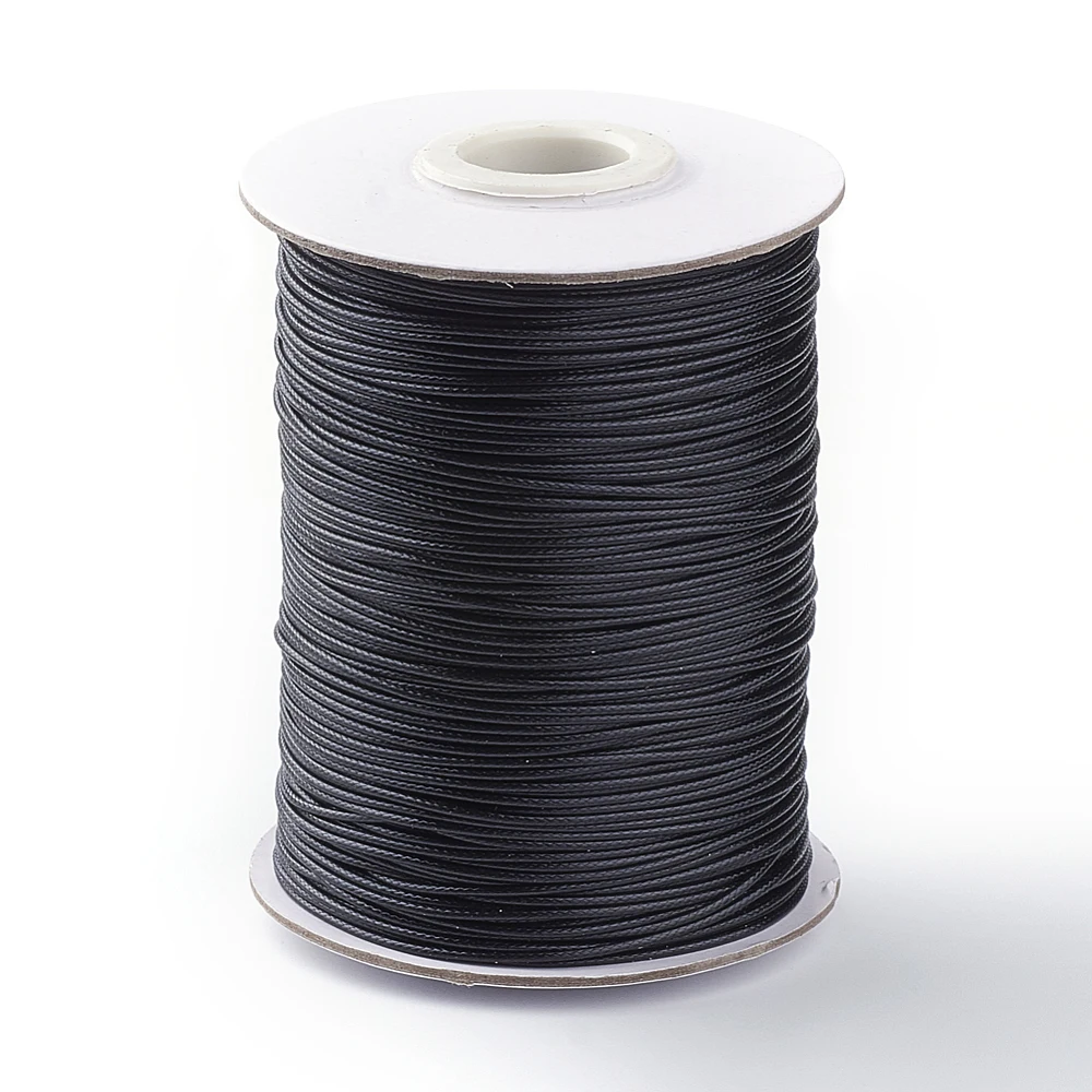 PandaHall 85 Yards/Rolle Premium Koreanische Gewachste Polyesterkordel - 1mm Dick für Schmuckherstellung, Makramee-Armbänder & DIY-Bastelprojekte – Detail 15