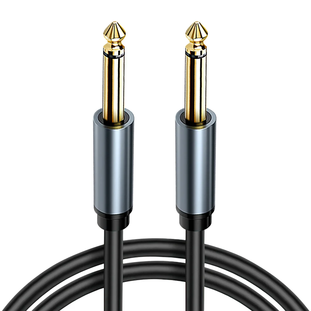 Premium 6.35mm Audio Cable for Mixer and Electric Bass Guitar – Multiple Lengths Available