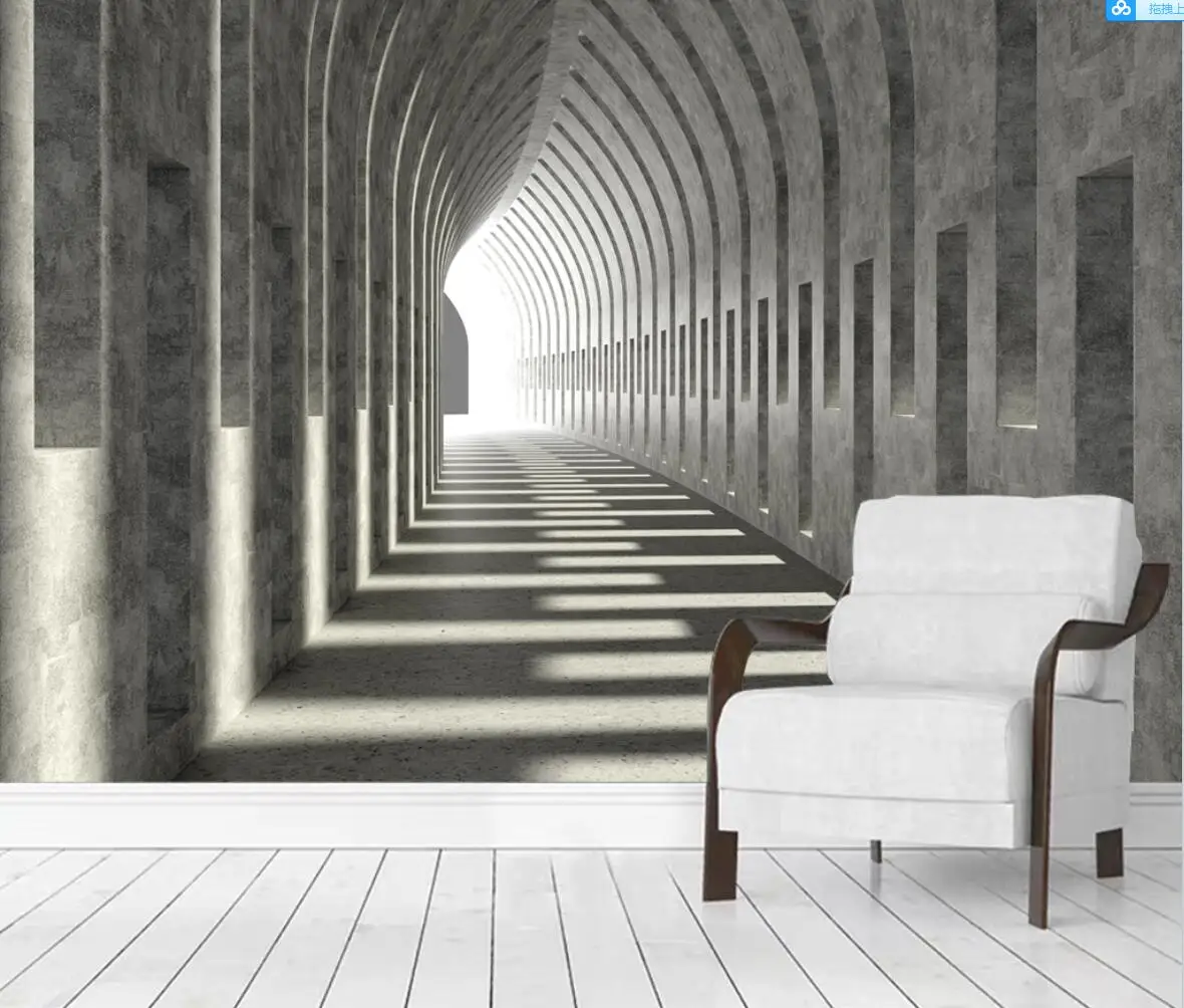 parede para sala estar tv fundo foto industrial 3d