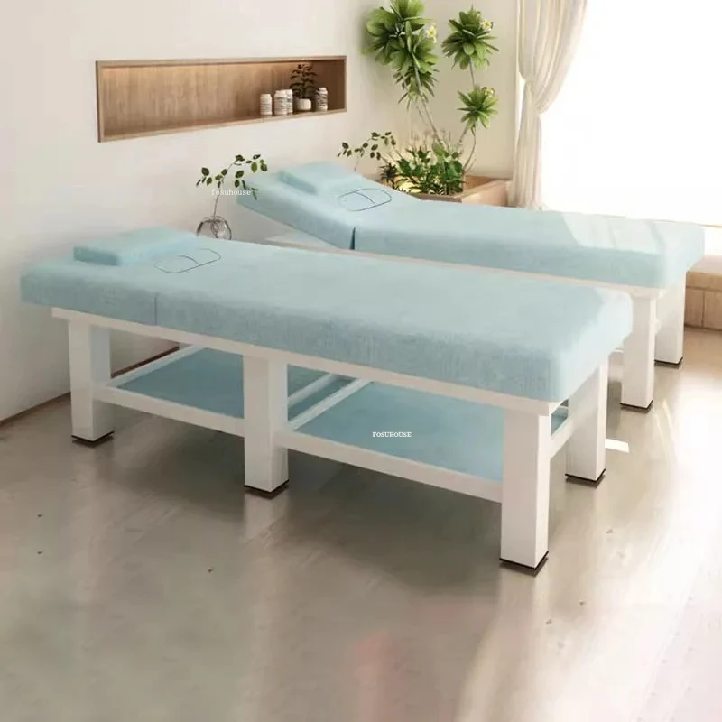 Nordic Professional Massage Tables Beauty Salon Beauty Beds Traditional Chinese Medicine Massage Bed with Chest Hole Head Hole G