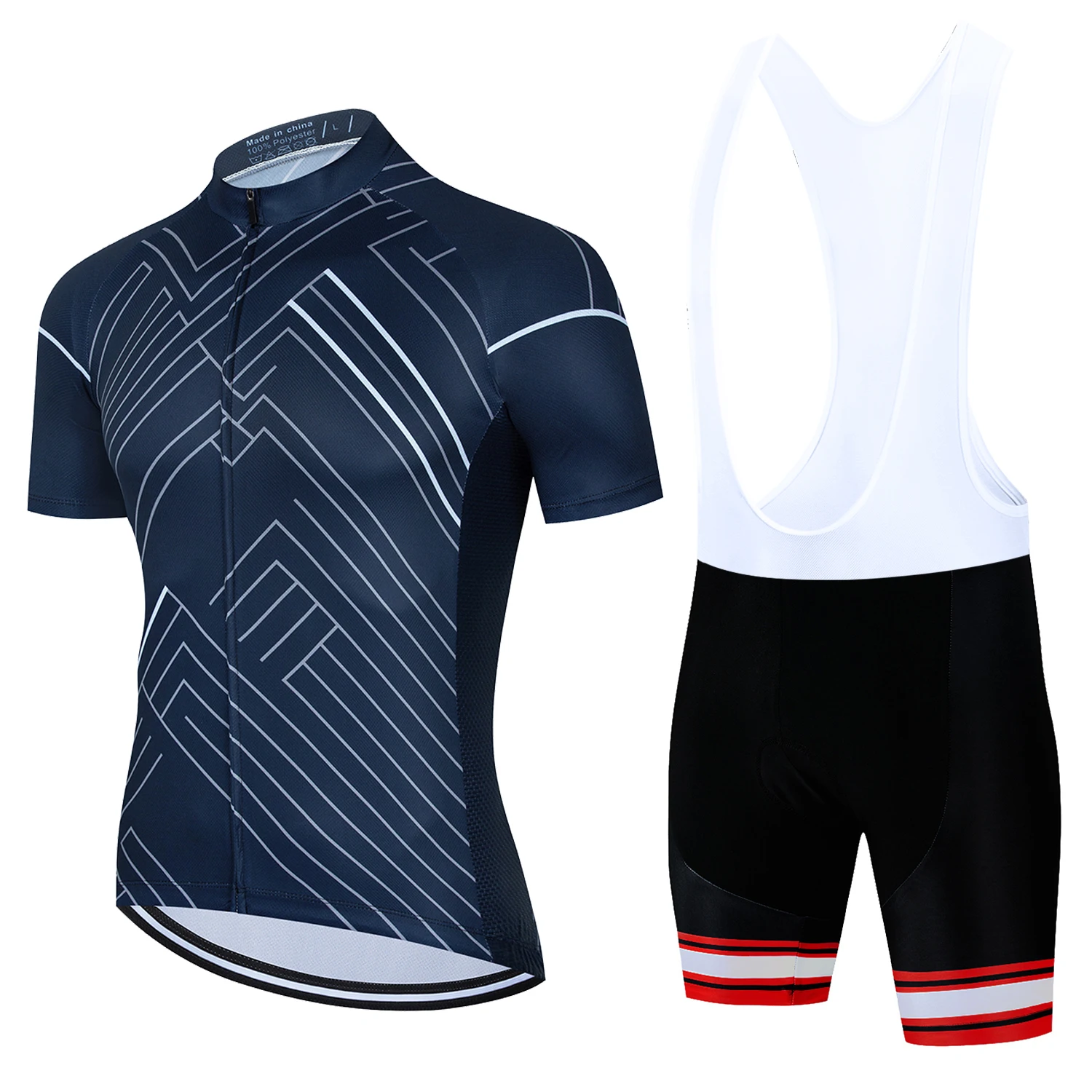 Enhanced Men's Professional Cycling Jersey and Bib Set - Summer Edition