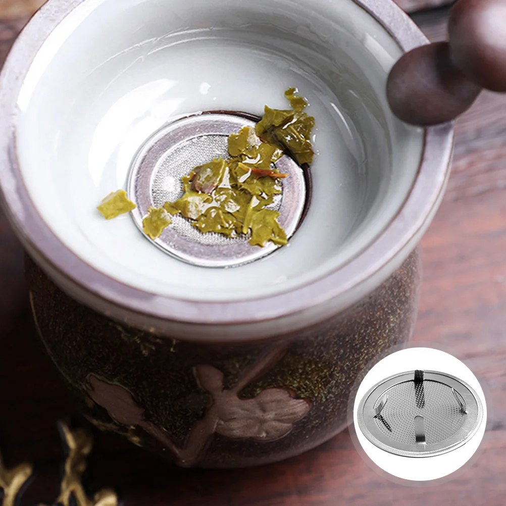 10Pcs Metal Teapot Replacement Mesh Strainer Tea Infuser Fine Mesh Tea Strainer Infuser (29cm) teapot mesh strainers
