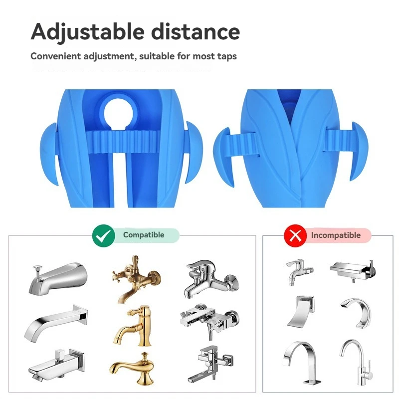 1 PCs Faucet Silicone Protective Cover Anti-collision Function Bathtub Bath Baby Cartoon Whale Safety Cover silicone faucet cover