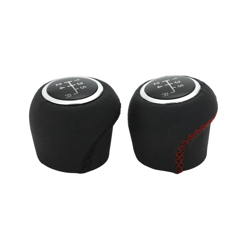 

5 Speed Car Shift Knob Shfiter Lever Handball Covered Leather For Fiat Grande PUNTO EVO PUNTO 2012 Accessories