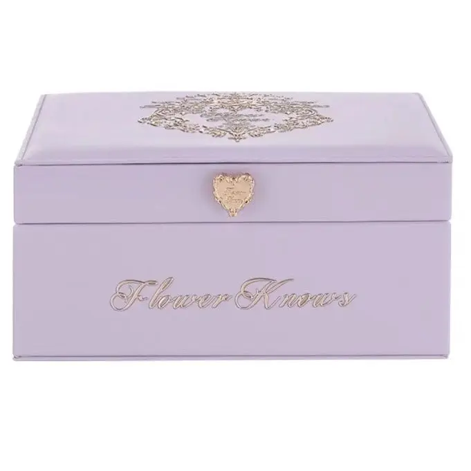 Flowers Know 7th Anniversary Makeup Storage Box Cosmetics Iron Box 3