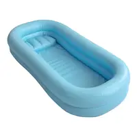 Free Standing Bathtub PVC Portable Foldable Bath Tub for Seniors 1