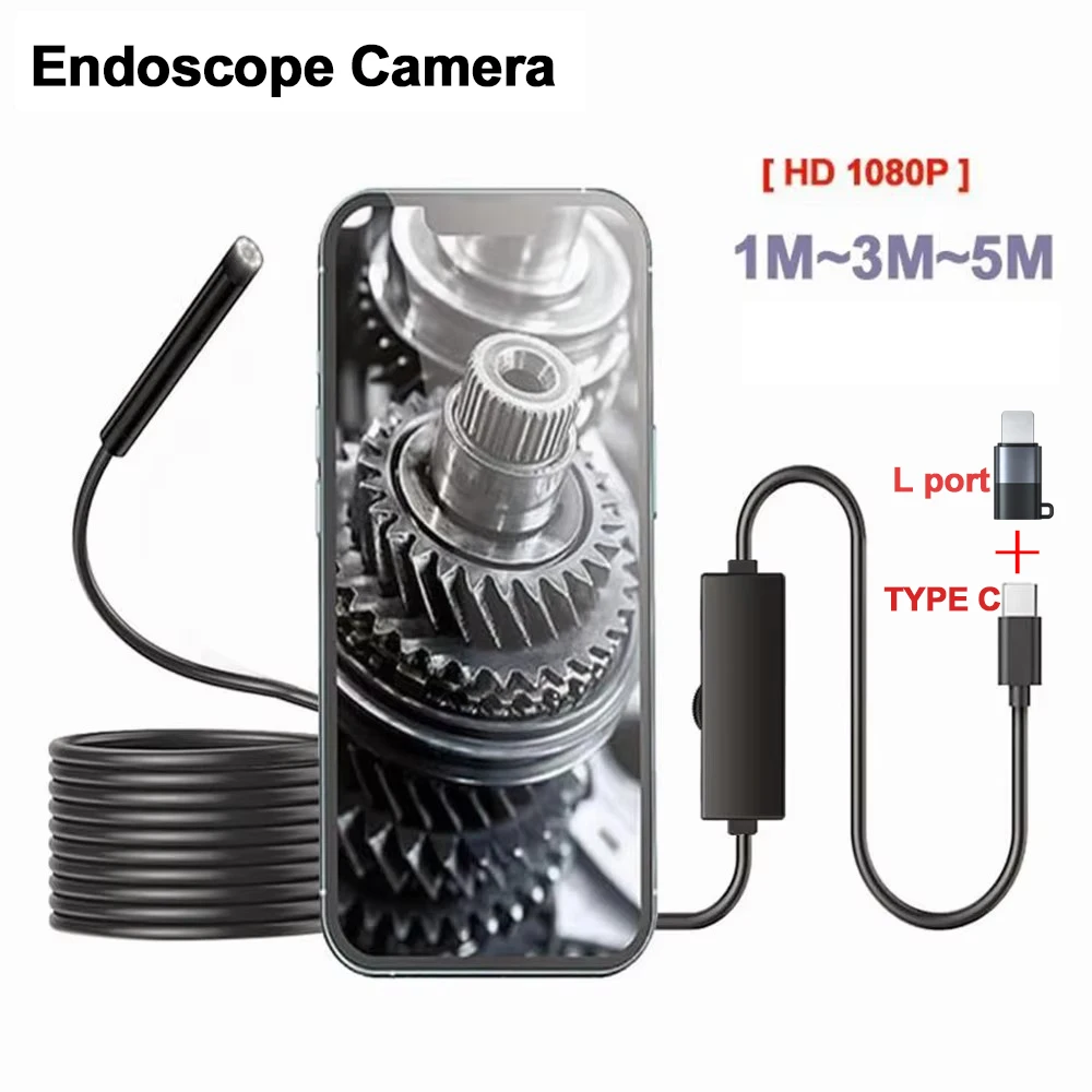 Type-C Endoscope Camera 1080P 2MP 1/3/5/10M Inspection Camera For Android IOS iphone