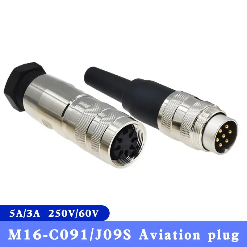 aviação M16, conectores macho e fêmea para