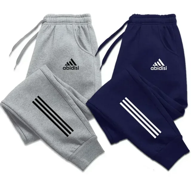 2024 Men's Spring and Autumn Printed Jogging Pants Casual Training Pants Fashion High Quality Fitness Sweatpants