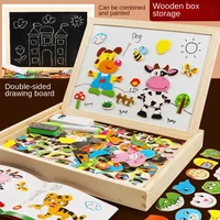 Montessori Baby Sketchpad Magnetic Collage Boy Early Childhood Toy Children Drawing Game Girl 3 Years 5 Holiday Gift Birthday 1