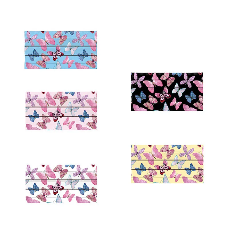 Рисунок 4 - смешанная одноразовая маска для лица с принтом