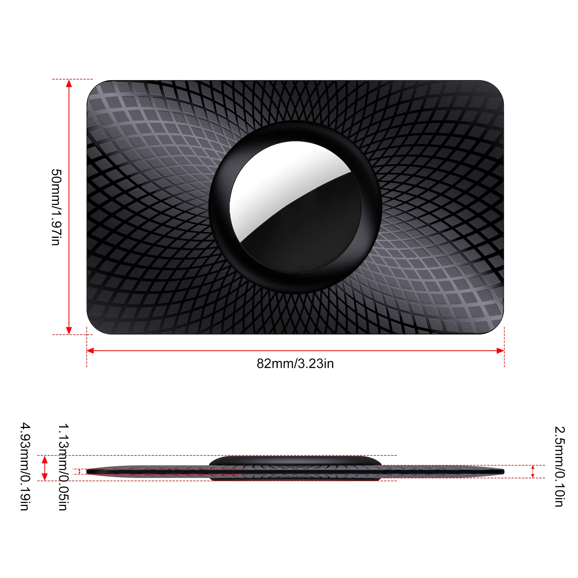Ultra-Slim Wallet Case for GPS Trackers - 2 Pack