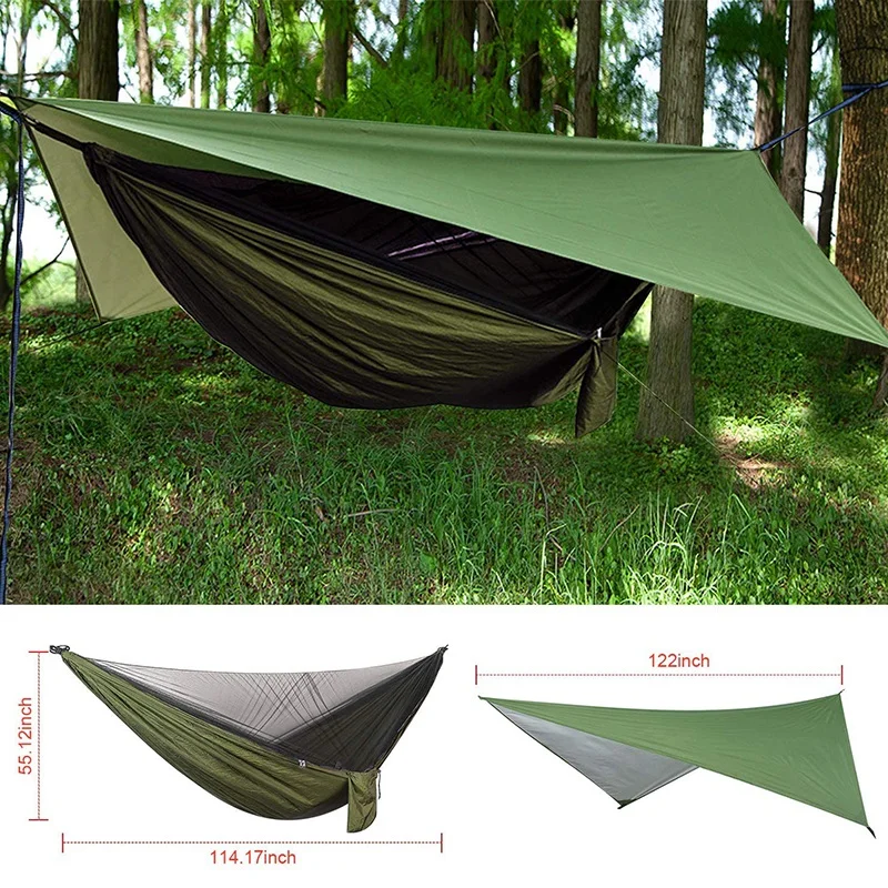 Camping Hammock With Rainfly Tarp 4
