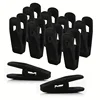 10pcs Velvet Hanger Clips, Clothes Pins, Strong Finger Clips Perfect For Thin Velvet Hangers, Closet Accessories 1