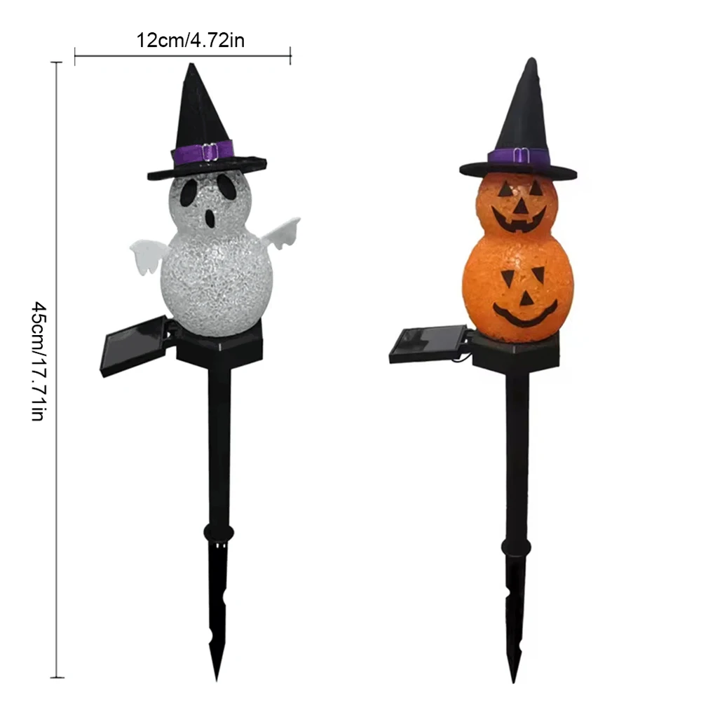 Description Picture 3 of itemSolar Lamp Pumpkin and Ghost Stake Lights Waterproof Festival Halloween for Garden Balcony Yard Lawn Pathway Party Decor