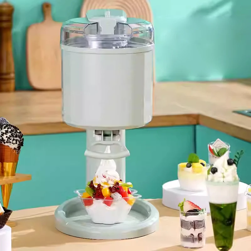 Fully automatic ice cream machine, home small children DIY homemade cone machine, ice cream machine, mini ice cream machine 5