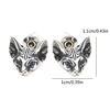 1 Pair Vintage Sphink for Cat Studs Earrings Hypoallergenic Punk Cats Earrings Gothic Cool Earrings Unisex Fashion Jewel Y08E 6