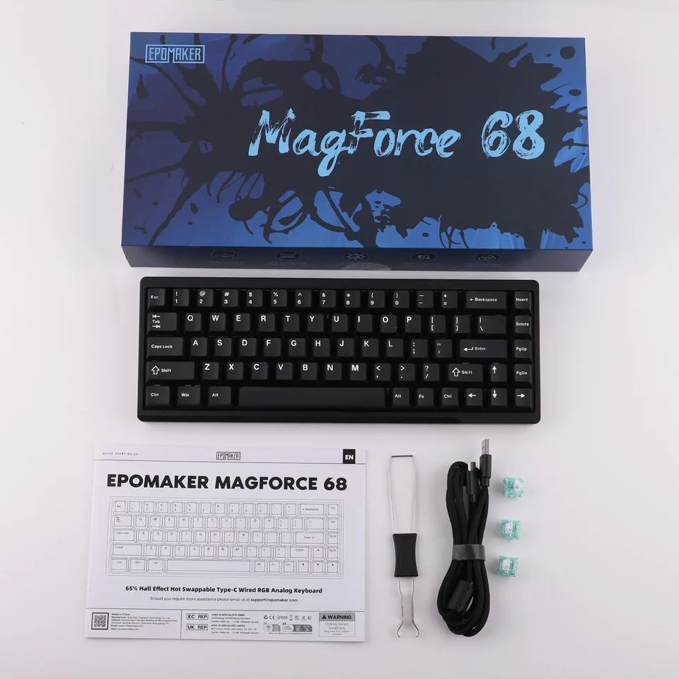 【新品未使用】EPOMAKER MagForce 68 RGBキーボード Sc376e9810bc64bbcbeb55655f4426