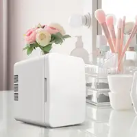 Mini Fridge Single Door Multiuse Beverage Refrigerator for Desk Vehicle Dorm 2