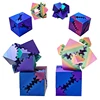 3D Printed Gear Cube Rotating Ball Or Cube Fidget Toy 3D Prints Gear Ball Fidgets Toy For Stress And Anxiety Relaxing Gift Kids 3