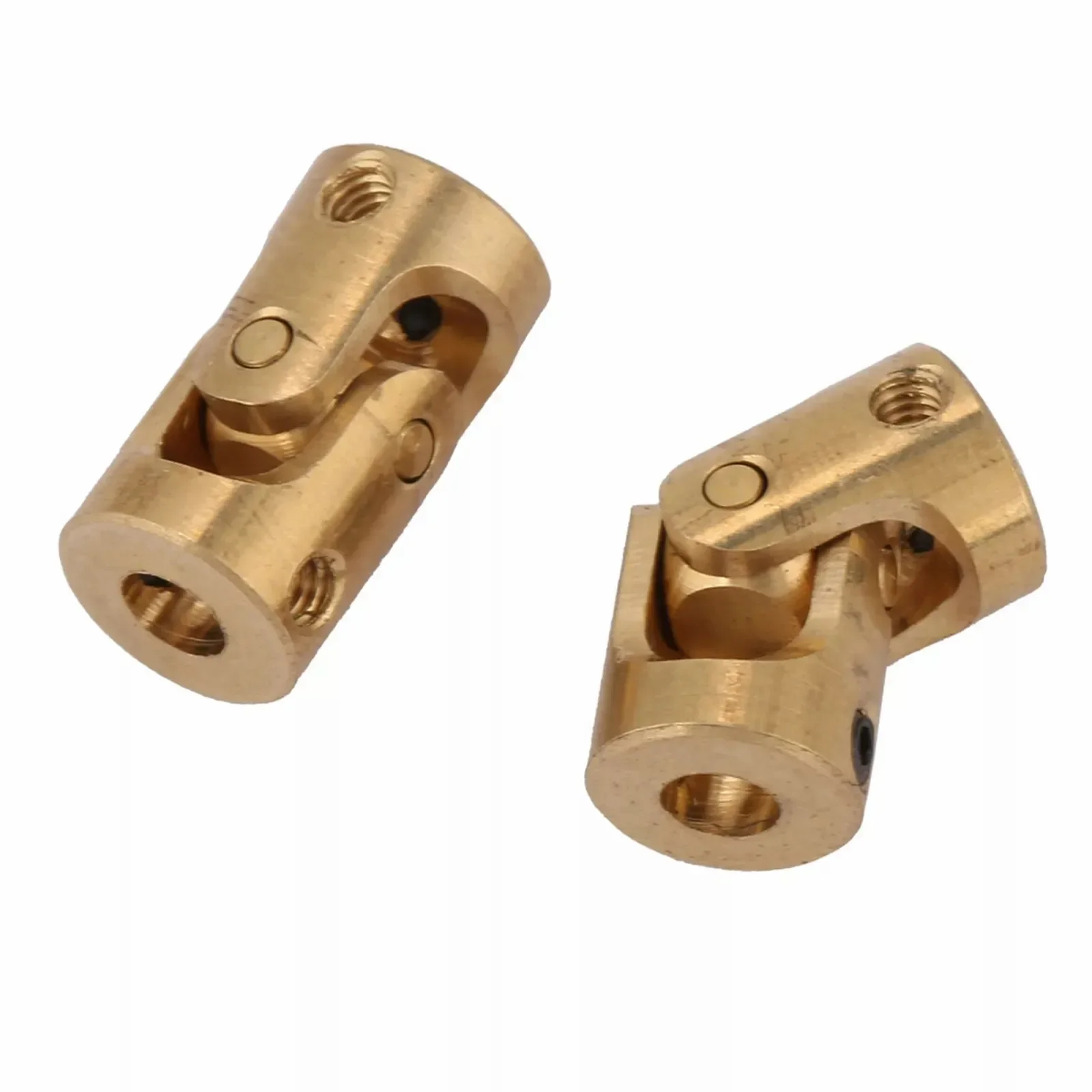 Brass Motor Shaft Gimbal Connector RC Boat Car Metal Universal Joint Coupling Cardan Joint 10pcs shaft coupler shaft connector rigid shaft coupler