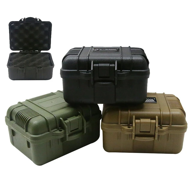 Plastic Toolbox Storage Case, Tactical Waterproof Case