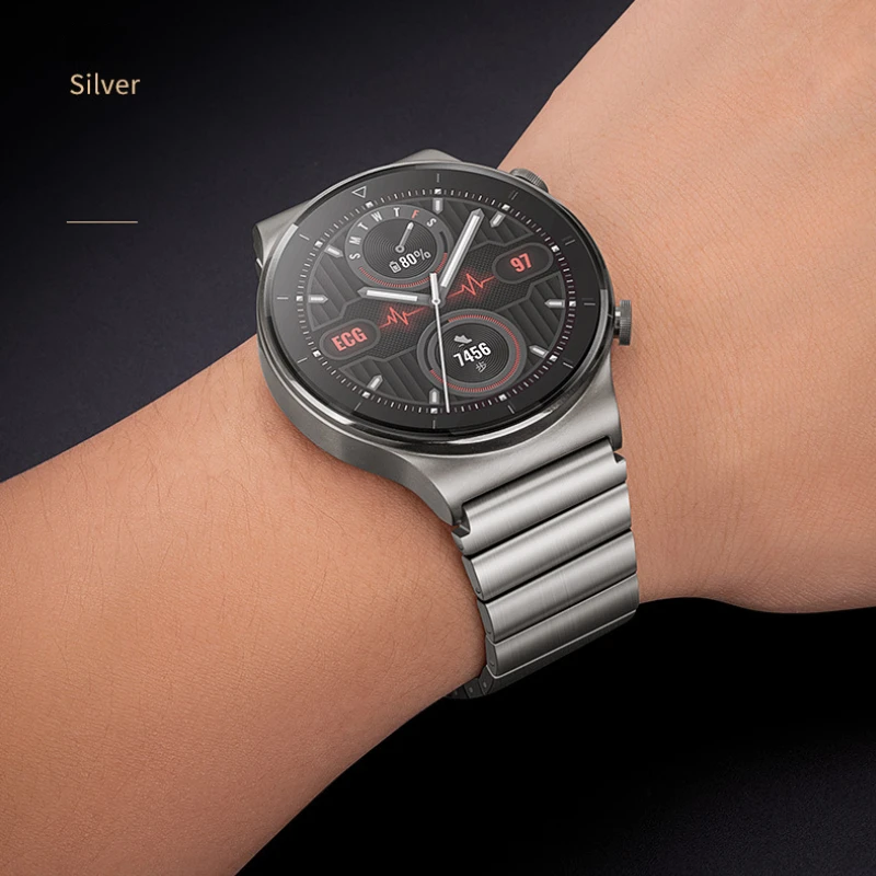 Lightweight titanium alloy strap For Huawei watch GT2 3 Pro 46mm Amazfit GTR4/3 Pro 22mm high-end bracelet wristband For Gear S3