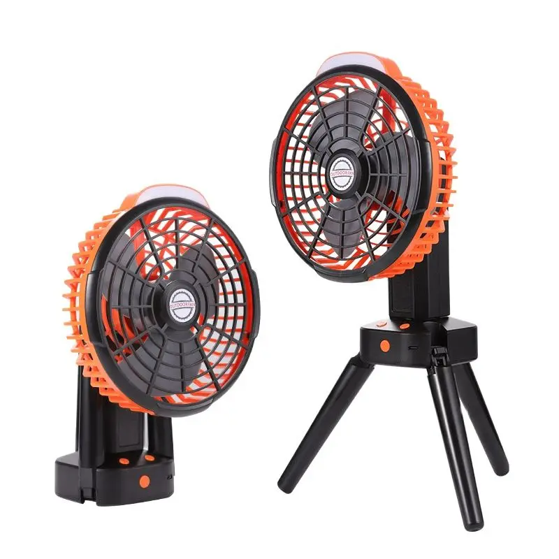 

Shaking Head Fan Led Light Multifunctional Foldable Tripod Bracket Outdoor Camping Tent Fan Shaking Head Usb Charging 선풍기 실링팬